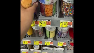Tender heart bear at Walmart with sprinkles