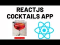 Create Cocktails App With ReactJS TheCocktailDB React Hooks Axios ReactJS Tutorial