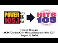 Format Change City Missouri Flips to Top Hits 105 - August 11 2026