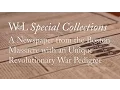 Special Collections A Newspaper from the Boston Massacre