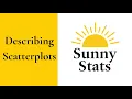 Unit 5 A 1 Describing Scatterplots