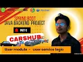 user controller part 5 b Carshub Project Java Spring Boot Docker AWS