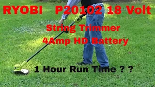 RYOBI P20102 18 Volt String Trimmer