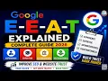 Google E-E-A-T Explained Improve SEO Website Trust
