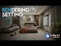 Final Interior Render Settings in 3ds Max with V-Ray 6 Tutorial Realistic rendering