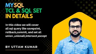 MySQL TCL Commands Explained COMMIT ROLLBACK SAVEPOINT