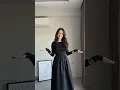 Açık ama kapalı elbise önerisi🖤 #kombin #elbise #ootd