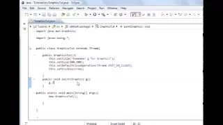 Java programming Lesson 87 Graphics Java fillRectangle and drawRectangle
