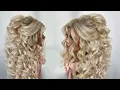 Half up half down hairstyle Wedding hairstyle tutorial