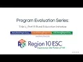 Program Evaluation Series Title 5 Part B