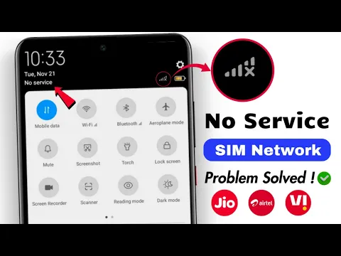 Download MP3 Solved Redmi Phone Mobile NO SERVICE And No Network Problem 2024 | Mi Phone No Sim Card Problem
