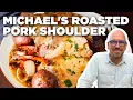 Michael Symon s Roasted Pork Shoulder with Pan Gravy Food Network