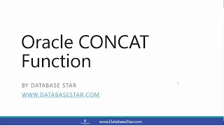 Oracle CONCAT Function