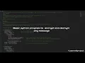 Encrypt or Decrypt messages using python Python coding project-01