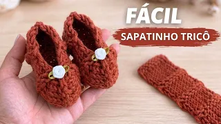 OLHA Que PERFEITO! Sapatinho de TRICÔ