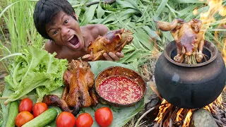 Download Primitive Technology - Kmeng Prey - Cooking Chicken In Clay Pot MP3