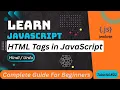 Add HTML Tags in JavaScript Tutorial in Hindi Urdu