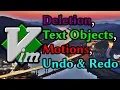 Learn Vim Deletion Text Objects Motions Undo Redo