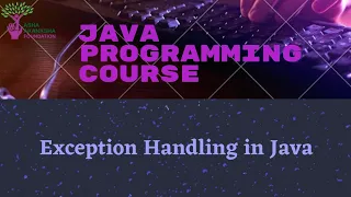 Exception Handling in Java Lesson 10