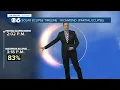 Updated weather forecast for partial solar eclipse in Virginia Monday