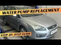Ford Focus Mk2 1 6Ti-VCT Water Pump replacement