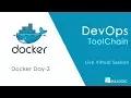 DevOps Tools Training Online - Docker Training Day 2