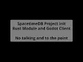 SpacetimeDB Rust Godot Tutorial - Initial Setup