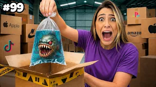COMPREI 100 CAIXAS MISTERIOSAS DA INTERNET!