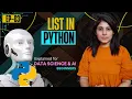 L-3 Lists in Python Explained for AI Data Science Beginners