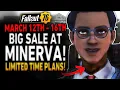 Fallout 76 Minerva BIG Sale Location March 12th - 16th