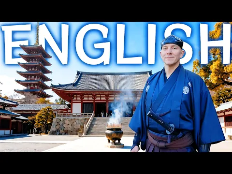 A1: lição de listening — Easy Inglês Walk in a Quiet Japanese Temple | English On The Move
