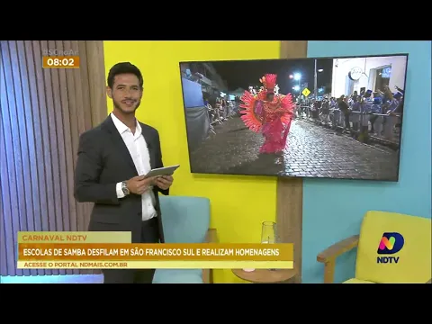 Carnaval movimenta o entro histórico de São Francisco do Sul