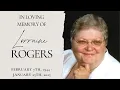 Lorraine Rogers Funeral