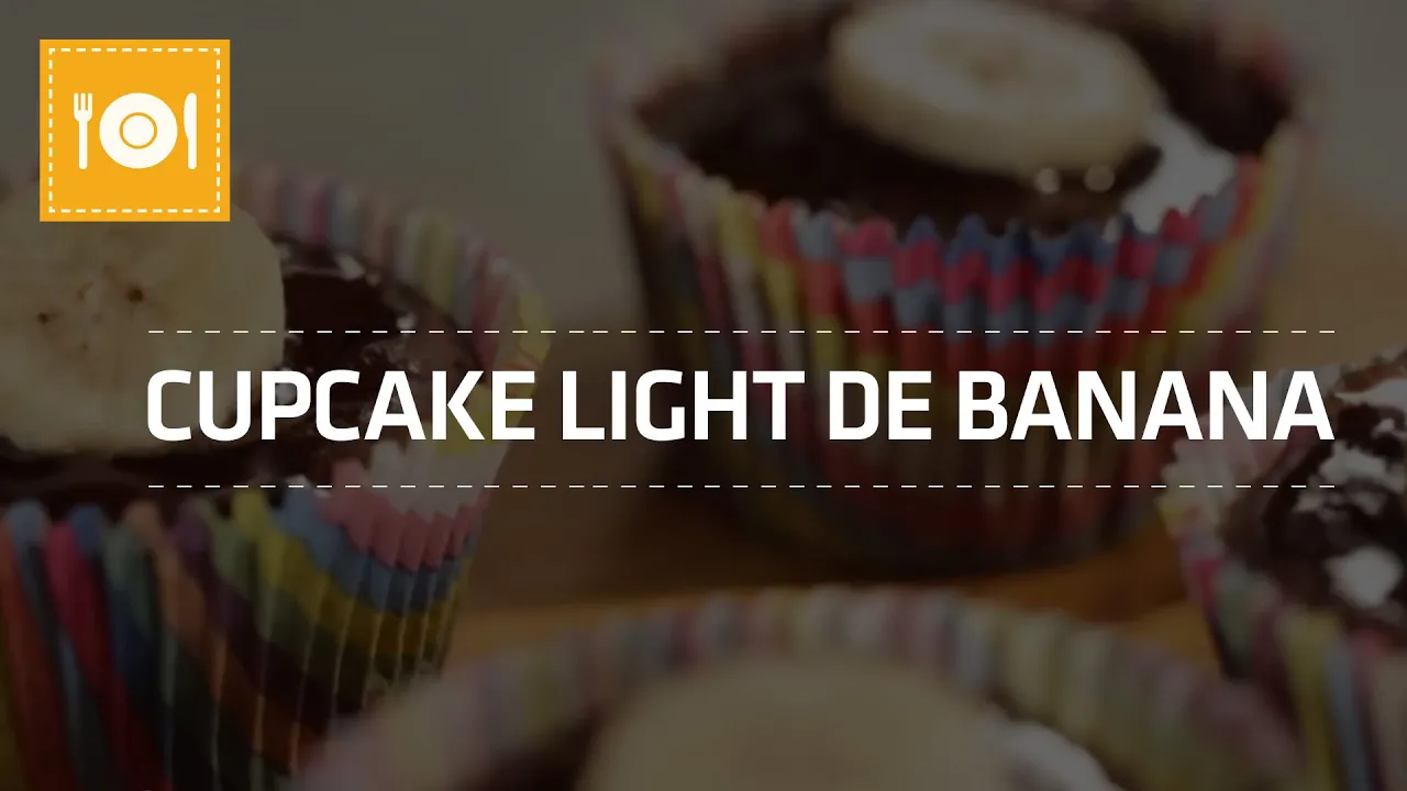 CUPCAKE LIGHT DE BANANA RECEITA SHOPTIME