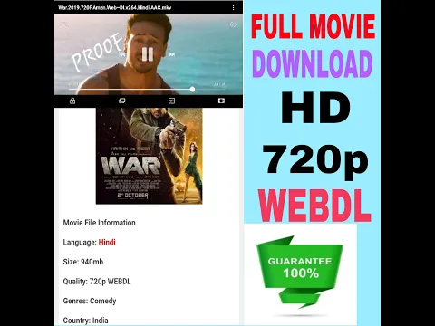 Download MP3 War full  movie download with proof 100%