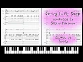 Lagu [score][tab] Spring in My Step [Silent Partner]