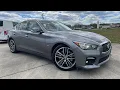 2015 Infiniti Q50 Sport 3 7 V6 POV Test Drive Review COM
