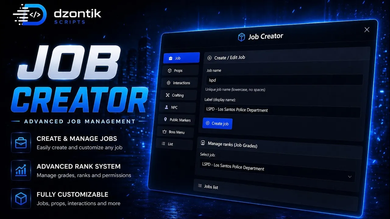Job Creator ESX- EN/CZ   ESCROW