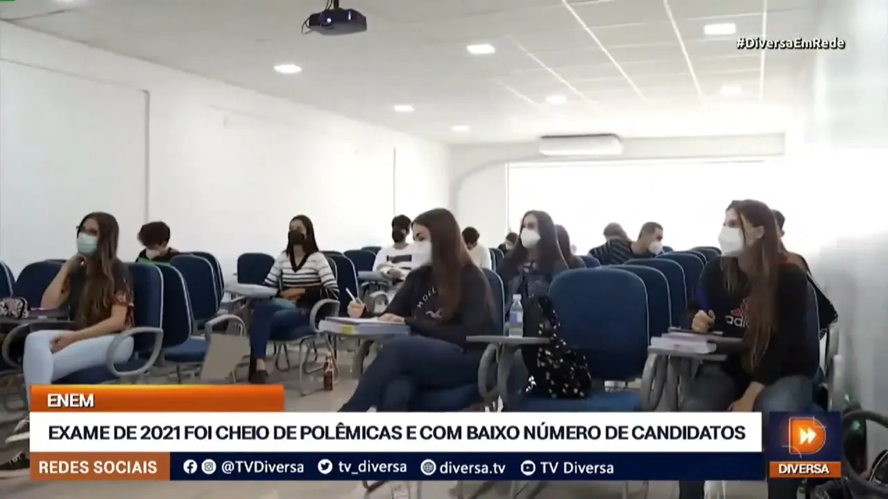ENEM: CANDIDATOS JÁ PODEM CONFERIR LOCAL DE PROVA - DIVERSA EM REDE (24/10/22)