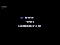 jean⁃luc lahaye | femme que j'aime | lyrics | paroles | letra |