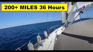 36 hours non stop. We sail To Finike Turkey to Check in.