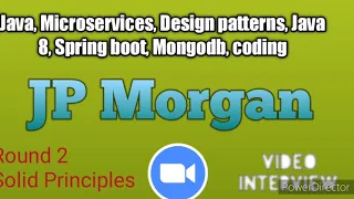 JPMorgan java interview experience round 2 interview questions and answers Microservices 5 year