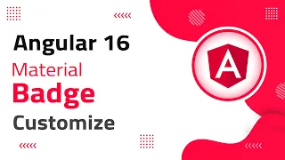 1 Mat Badge Customization in Angular 16 angular material angular 16 tutorial