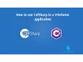 How to use CefSharp chromium embedded framework c in a Winforms application