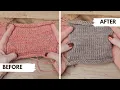 Improve Your Knitting Tension With These Small Changes No more rowing out