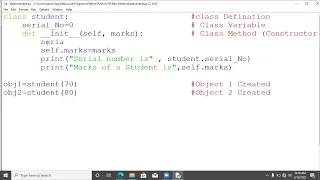 Unit-5 Part-4 Class Variable instance variable