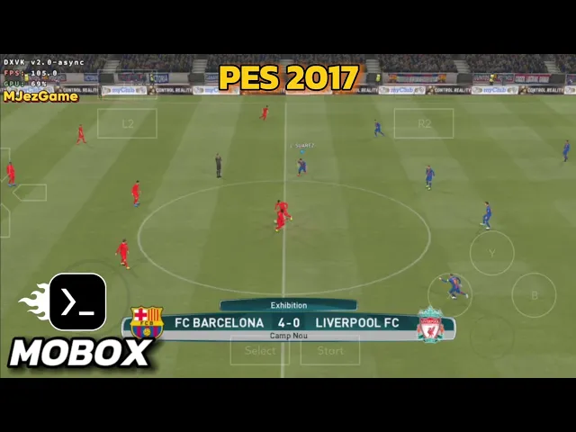 Mobox - Gameplay Pro Evolution Soccer 2017 | PES 2017 - Windows