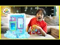 Download Lagu Chef Ryan pretend play with Refrigerator Surprise