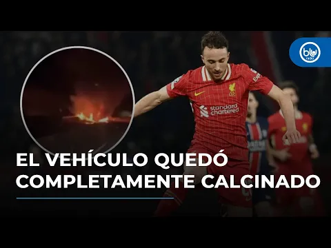 Video Thumbnail: Video muestra el Lamborghini en el que muriĂł Diogo Jota en llamas