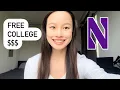 How I attend Northwestern University for free also applies to most ivy league and top 20 unis
